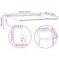 Preview: Manuelle einziehbare Markise mit LED Rot-Weißen Streifen 350x250 cm