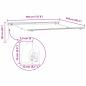 Preview: manuelle einziehbare Markise bunt gestreift 350x250 cm