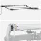 Preview: Automatisch einziehbare Markise Gestreift 350x250 cm