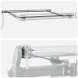 Preview: Automatisch einziehbare Markise Gestreift 350x250 cm