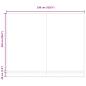Preview: Manuelle Einziehbare Markise mit Multicolor Streifen 350x250 cm