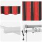 Preview: automatische einziehbare Markise Orange und Braun 400x300 cm