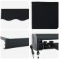 Preview: Automatische einziehbare Markise Schwarz 400x300 cm