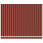 Preview: Manuelle einziehbare Markise mit LED in Orange und Braun 400x350 cm