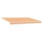 Preview: Manuelle einziehbare Markise mit LED Gelb und Orange 450x300 cm