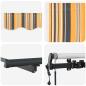 Preview: Automatische Einziehbare Markise Gestreift 450x300 cm