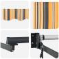 Preview: Automatische Einziehbare Markise Multicolour Stripe 450x300 cm