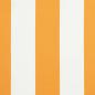 Preview: Automatische einziehbare Markise - Orange und Weiß, 500x300 cm