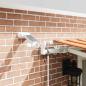 Preview: Automatische einziehbare Markise mit LED in Gelb und Orange 500x300 cm