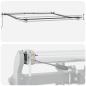 Preview: Automatische einziehbare Markise mit LED in Gelb und Orange 500x300 cm