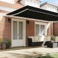 Preview: Automatische Einziehbare Markise Schwarz 500x350 cm