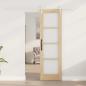 Preview: Schiebetür mit Hardware Set 61x198.5 cm aus massivem Kiefernholz