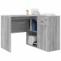Preview: Eckschreibtisch Grau Sonoma 102x88x75 cm Spanplatte