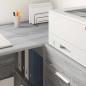 Preview: Eckschreibtisch Grau Sonoma 102x88x75 cm Spanplatte