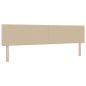 Preview: Boxspringbett mit Matratze & LED Licht Grün Grau 200x200 cm Cordstoff