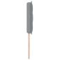 Preview: LED Kopfteil Linien-Design Hellgrau 100 cm Stoff