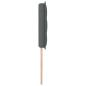 Preview: LED Kopfteil Linien-Design Dunkelgrau 100 cm Stoff
