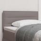 Preview: LED Kopfteil Linien-Design Taupe 100 cm Stoff