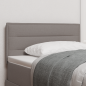 Preview: LED Kopfteil Linien-Design Taupe 100 cm Stoff