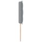 Preview: LED Kopfteil Linien-Design Hellgrau 72 cm Stoff