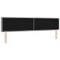 Preview: LED Kopfteil Linien-Design Hellgrau 100 cm Stoff