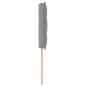 Preview: LED Kopfteil Linien-Design Hellgrau 100 cm Stoff