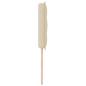 Preview: LED Kopfteil Linien-Design Creme 100 cm Stoff