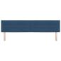 Preview: LED Kopfteil Linien-Design Blau 100 cm Stoff