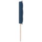 Preview: LED Kopfteil Linien-Design Blau 100 cm Stoff