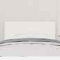 Preview: LED Kopfteil mit LED-Lichtleisten Creme 100 cm Cordstoff