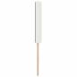Preview: LED Kopfteil Einfarbig Creme 100 cm Cordstoff