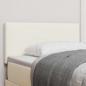 Preview: LED Kopfteil mit LED-Lichtleisten Creme 100 cm Cordstoff