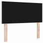 Preview: LED Kopfteil mit LED-Lichtleisten Creme 100 cm Cordstoff
