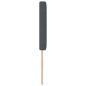 Preview: LED Kopfteil Einfarbig Dunkelgrau 72 cm Cordstoff