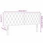 Preview: LED Kopfteil Kristallknopf-Abgesteppt Dunkelgrau 72 cm Samt