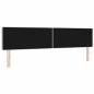 Preview: LED Kopfteil mit Kristallknopf-Tufting Hellgrau 100 cm Samt