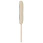 Preview: LED Kopfteil mit Knopfheftung Creme 90 cm Stoff