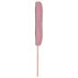 Preview: LED Kopfteil mit Knopfheftung Rosa 80 cm Samt