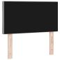 Preview: LED Kopfteil Rautenmuster Hellgrau 80 cm Stoff