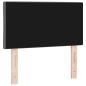 Preview: LED Kopfteil Rautenmuster Dunkelgrau 80 cm Stoff