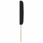 Preview: LED Kopfteil Rautenmuster Schwarz 80 cm Stoff
