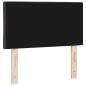 Preview: LED Kopfteil Rautenmuster Dunkelbraun 80 cm Stoff