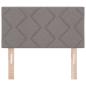 Preview: LED Kopfteil Rautenmuster Taupe 80 cm Stoff