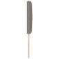 Preview: LED Kopfteil Rautenmuster Taupe 80 cm Stoff