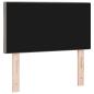 Preview: LED Kopfteil Rautenmuster Taupe 80 cm Stoff