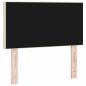 Preview: LED Kopfteil Rautenmuster Creme 80 cm Stoff