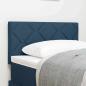 Preview: ARDEBO.de - LED Kopfteil Rautenmuster Blau 80 cm Stoff