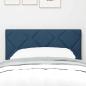 Preview: LED Kopfteil Rautenmuster Blau 80 cm Stoff