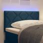 Preview: LED Kopfteil Blau 80 cm Stoff