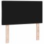 Preview: LED Kopfteil Diamantblöcke Design Schwarz 80 cm Samt